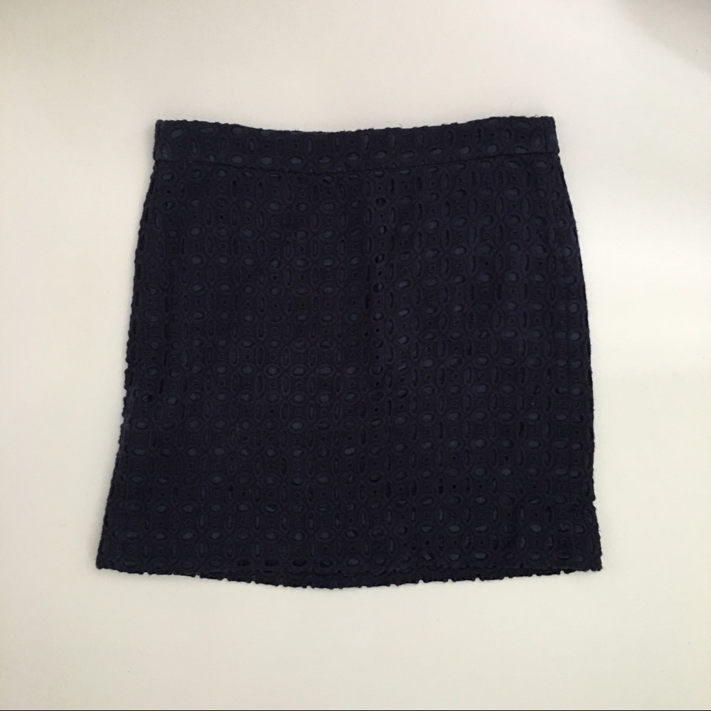 J.Crew Eyelet Skirt Sz 2